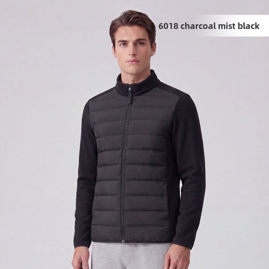 Windproof Stand Collar Puffer Coat