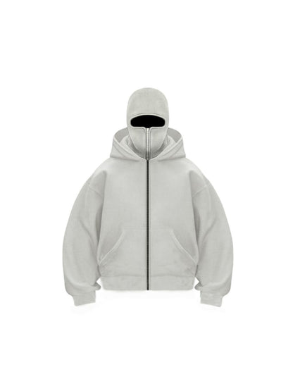 Double Hooded Balaclava Sweatshirt