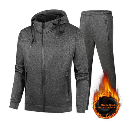 Men’s Hooded Fleece Running Suit