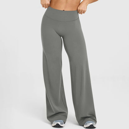 Women's High-Waist Straight-Leg Yoga Pants