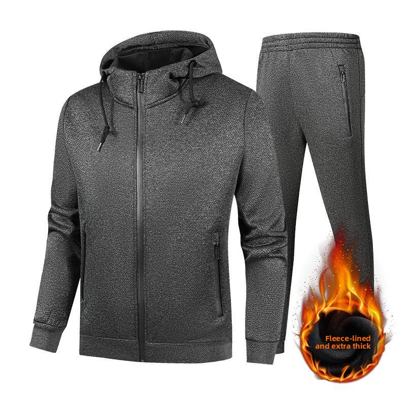 Men’s Hooded Fleece Running Suit