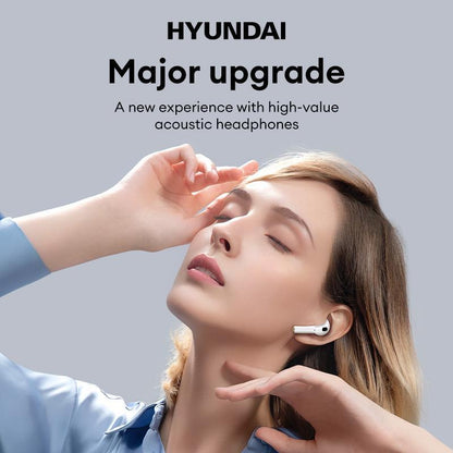 Experience Ultimate Freedom with Hyundai T02 Pro True Wireless Bluetooth Earbuds – HIFI Sound, Waterproof Design, Perfect for Music and Calls!
