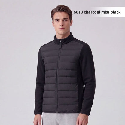 Windproof Stand Collar Puffer Coat