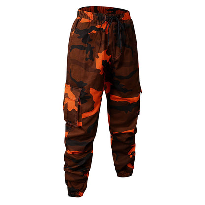 Men’s Slim-Fit Cotton Camouflage Ankle Pants