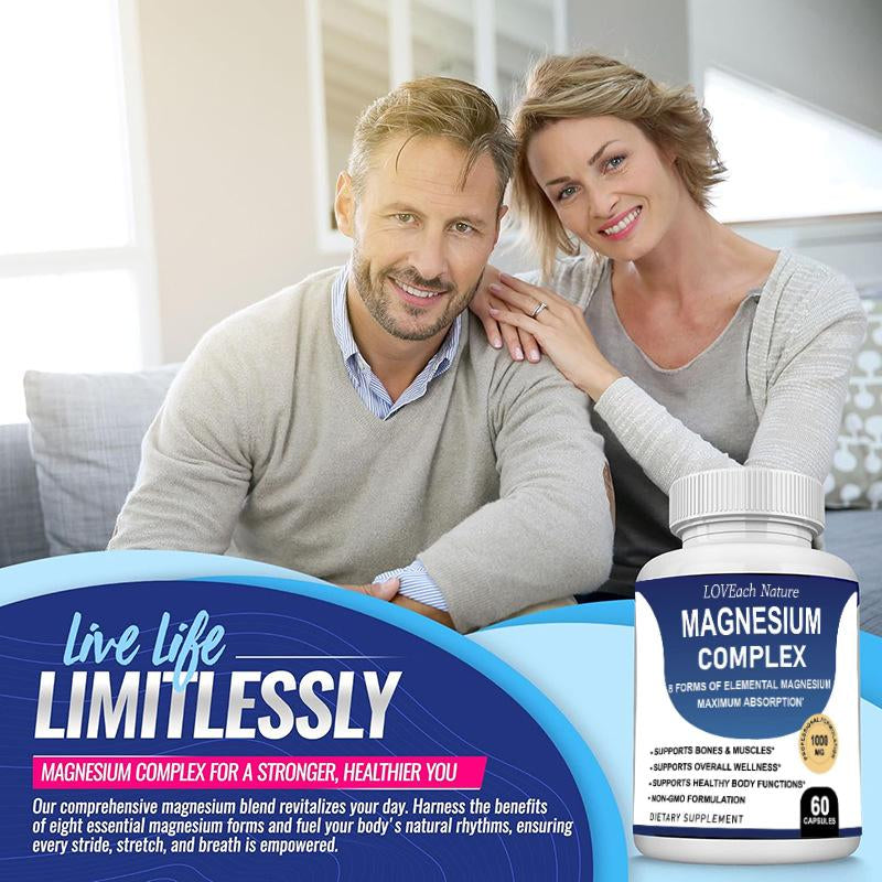 Unlock Your Wellness with Magnesium Complex: 8 Essential Magnesium Forms for Optimal Health