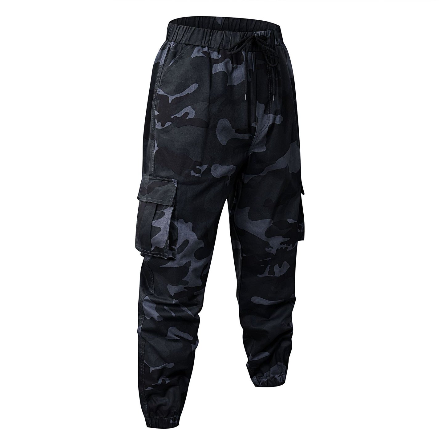 Men’s Slim-Fit Cotton Camouflage Ankle Pants