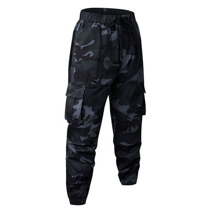 Men’s Slim-Fit Cotton Camouflage Ankle Pants