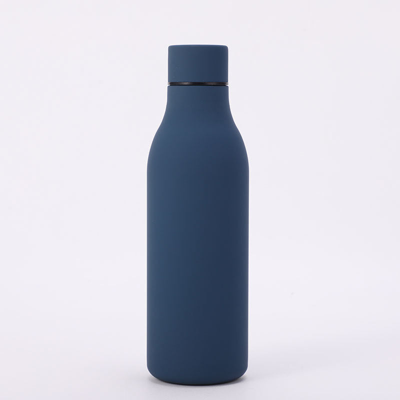 Rubber Paint Insulated Water Bottle