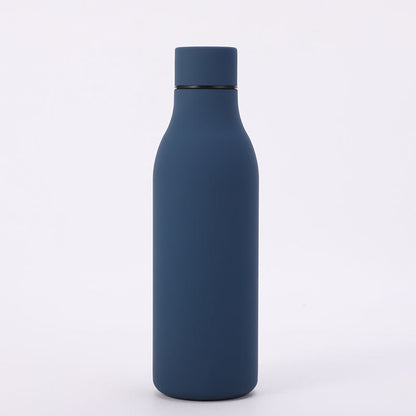 Rubber Paint Insulated Water Bottle