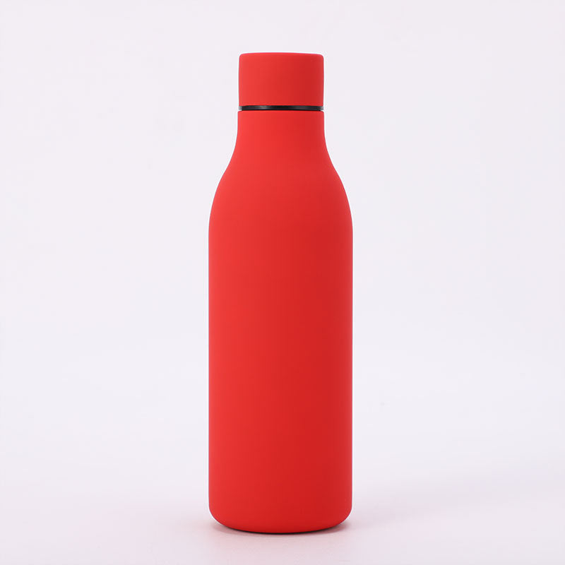 Rubber Paint Insulated Water Bottle