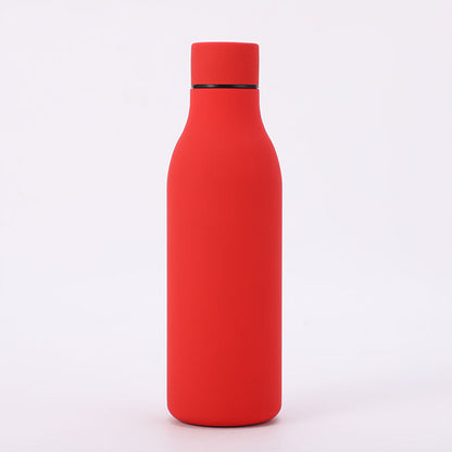 Rubber Paint Insulated Water Bottle