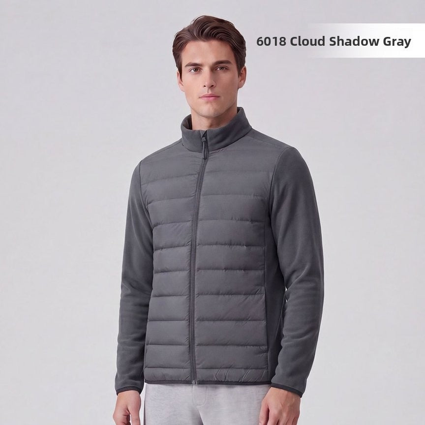 Windproof Stand Collar Puffer Coat