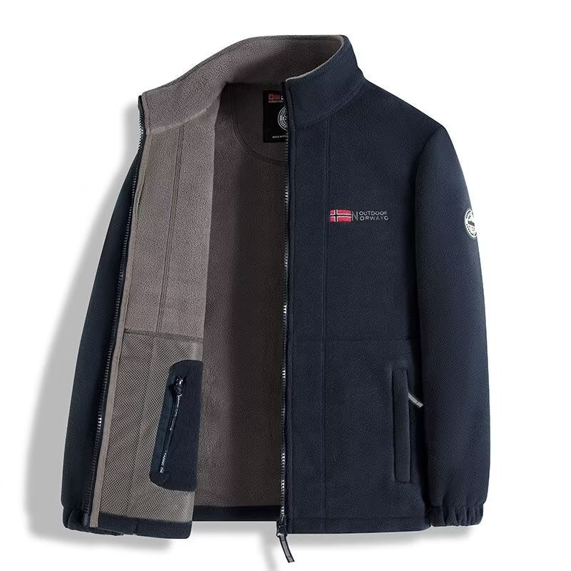 Men's Thickly Insulated Fleece Jacket