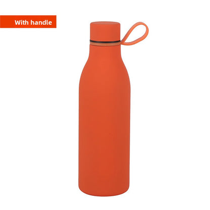 Rubber Paint Insulated Water Bottle