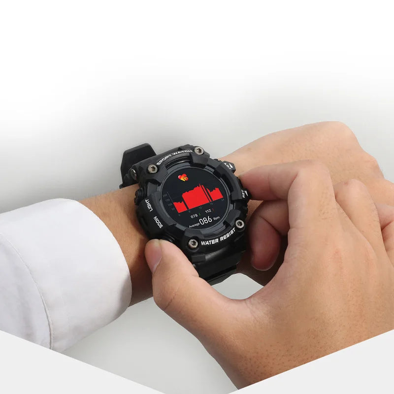 Revolutionary Waterproof Smart Watch for Men - Heart Rate & Blood Pressure Monitor, Weather & Fitness Tracker for Android and iOS