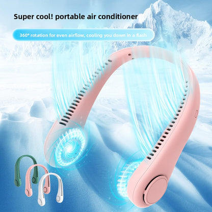 USB Rechargeable Bladeless Neck Fan