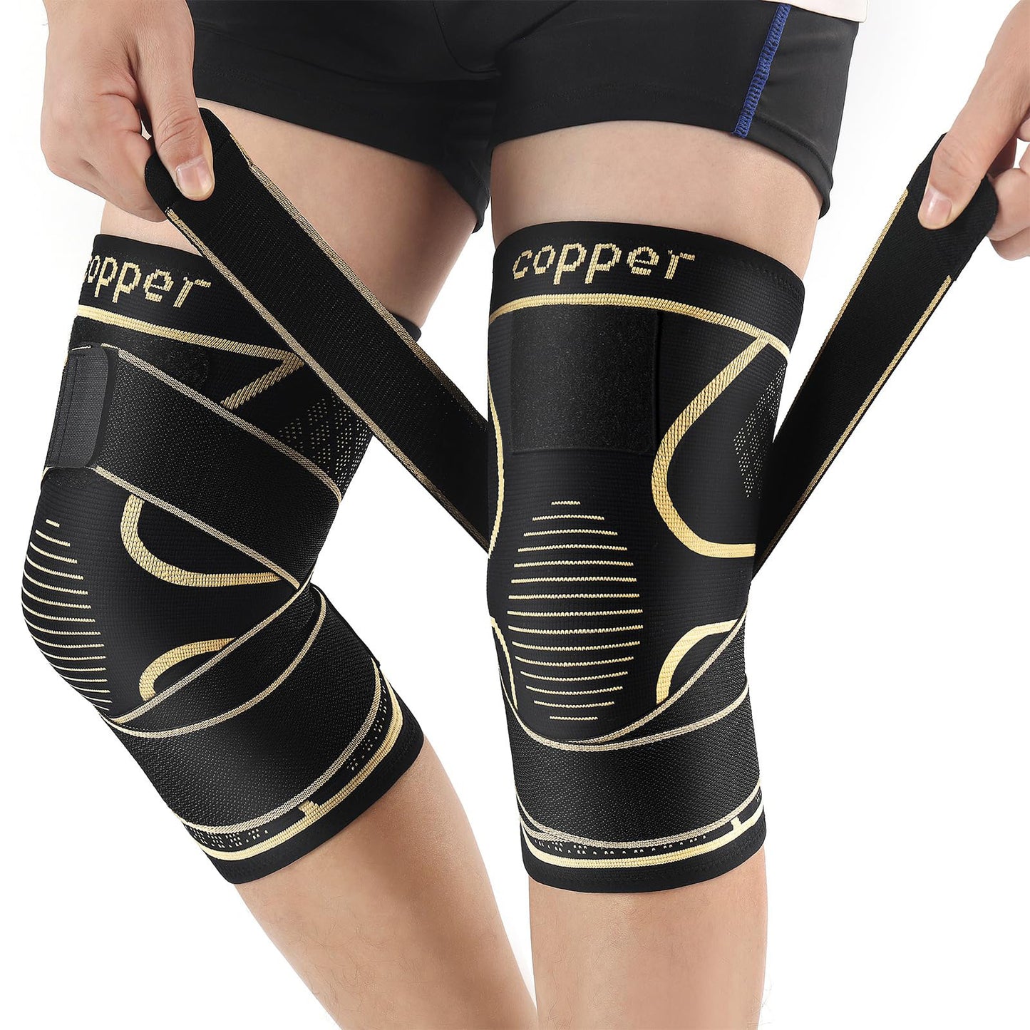 Copper Compression Sports Knee Pad