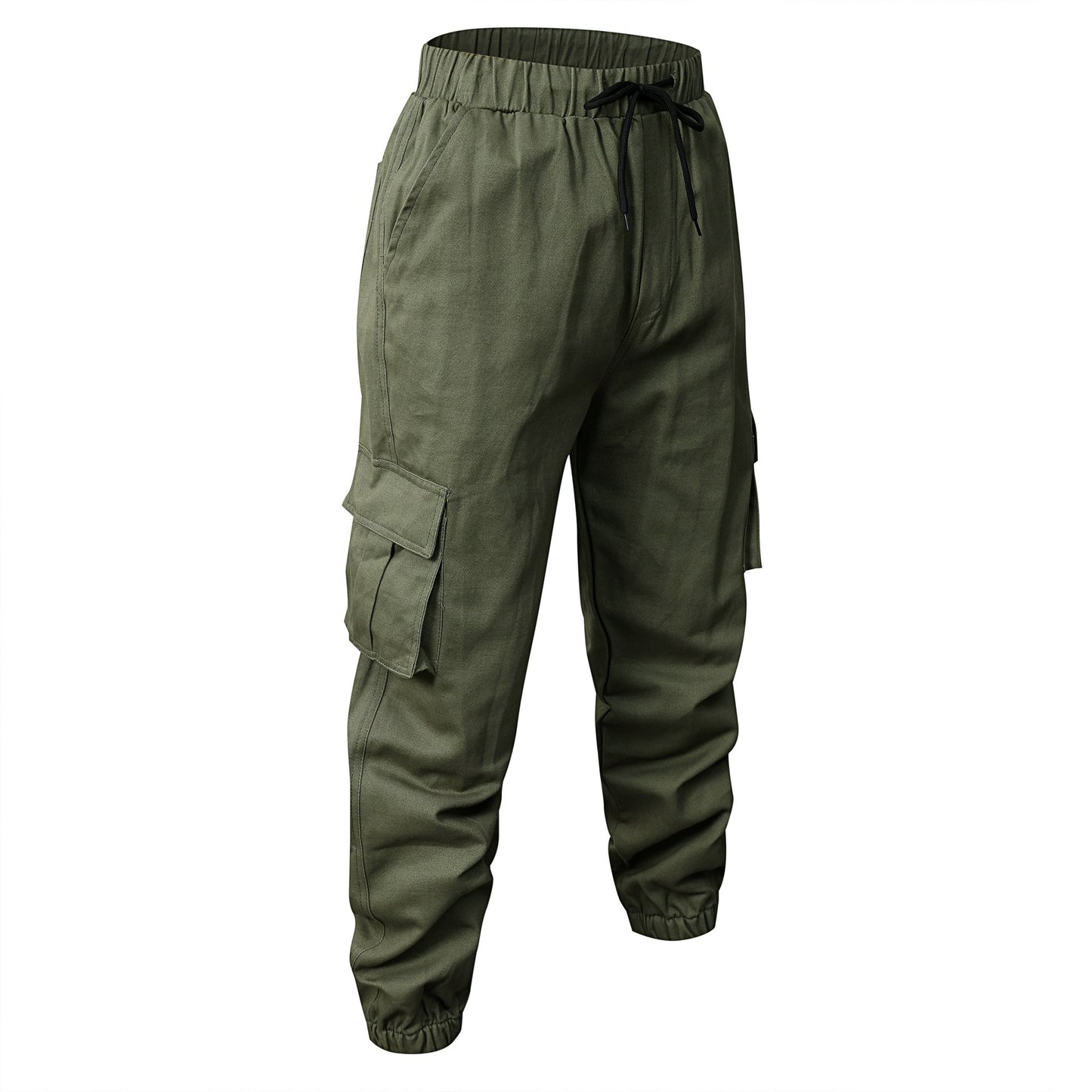 Men’s Slim-Fit Cotton Camouflage Ankle Pants