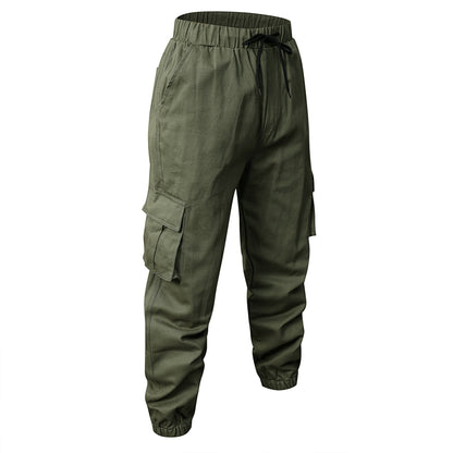 Men’s Slim-Fit Cotton Camouflage Ankle Pants