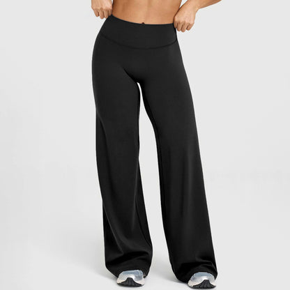 Women's High-Waist Straight-Leg Yoga Pants