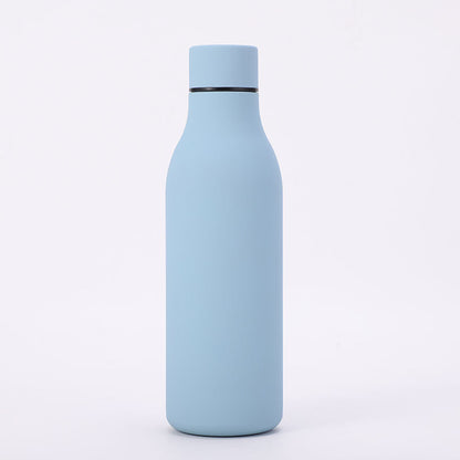 Rubber Paint Insulated Water Bottle