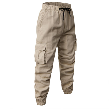 Men’s Slim-Fit Cotton Camouflage Ankle Pants