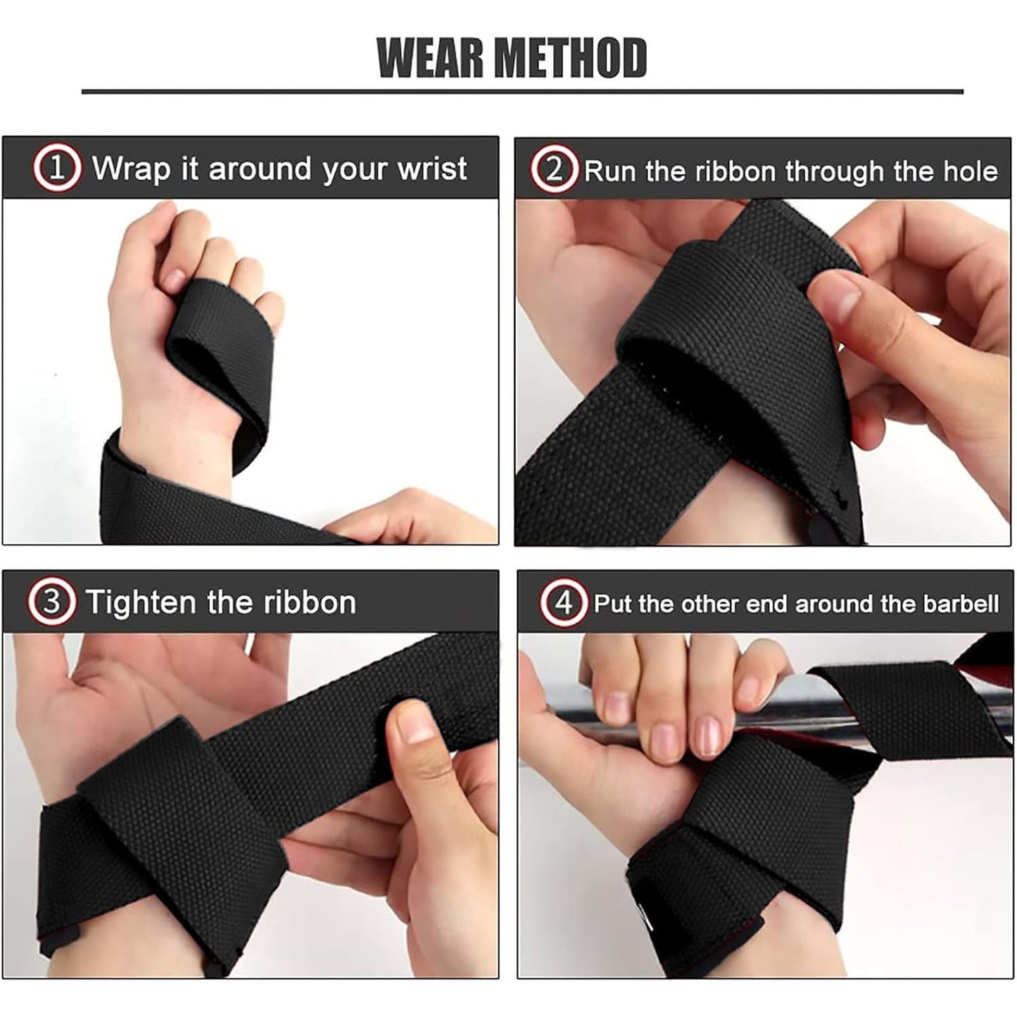 Anti-Slip Silicone Wrist Lifting Straps