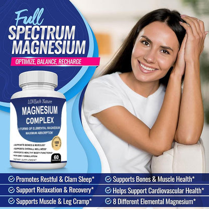 Unlock Your Wellness with Magnesium Complex: 8 Essential Magnesium Forms for Optimal Health