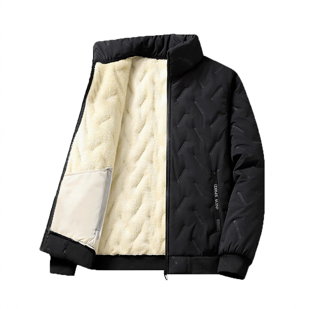 Men’s Fleece-Lined Winter Jacket & Snow Pants Set