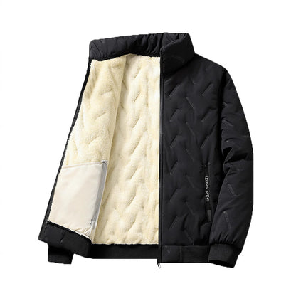 Men’s Fleece-Lined Winter Jacket & Snow Pants Set