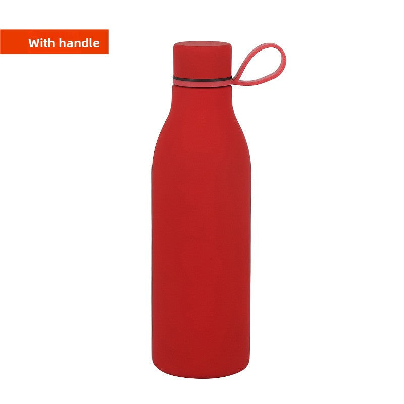 Rubber Paint Insulated Water Bottle