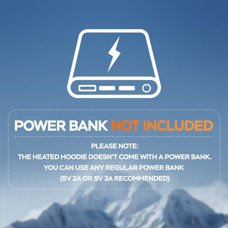 Stay Cozy and Stylish with Our Heated Zip-Up Hoodie for Men - Electric Heating Sweatshirt for Ultimate Comfort