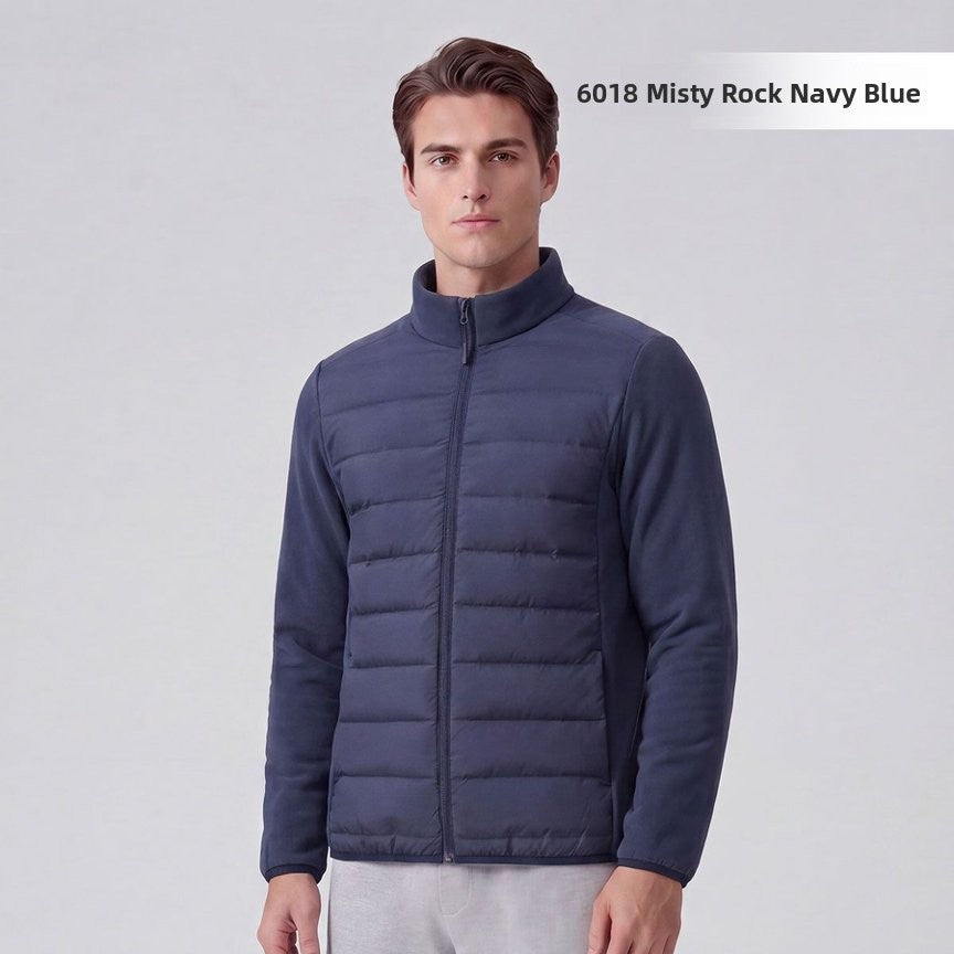 Windproof Stand Collar Puffer Coat