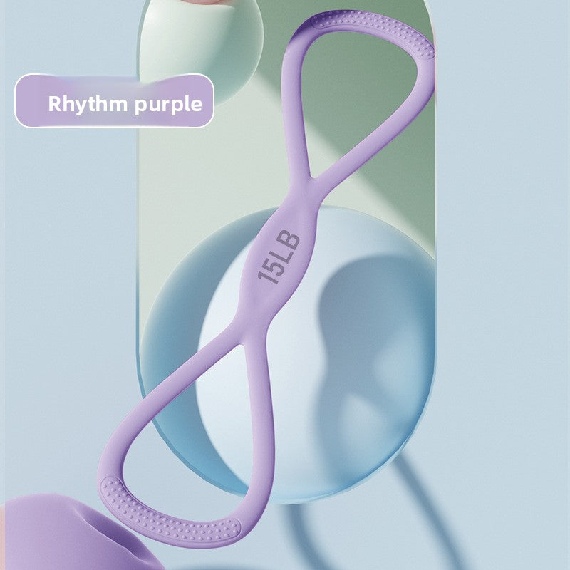 High-Elasticity Figure-8 Silicone Resistance Band