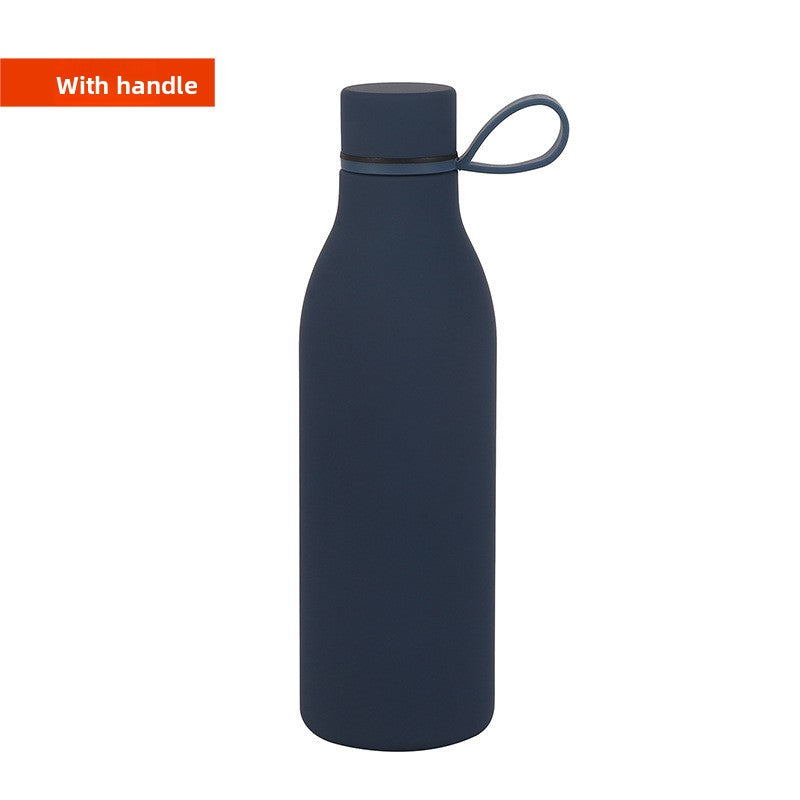 Rubber Paint Insulated Water Bottle