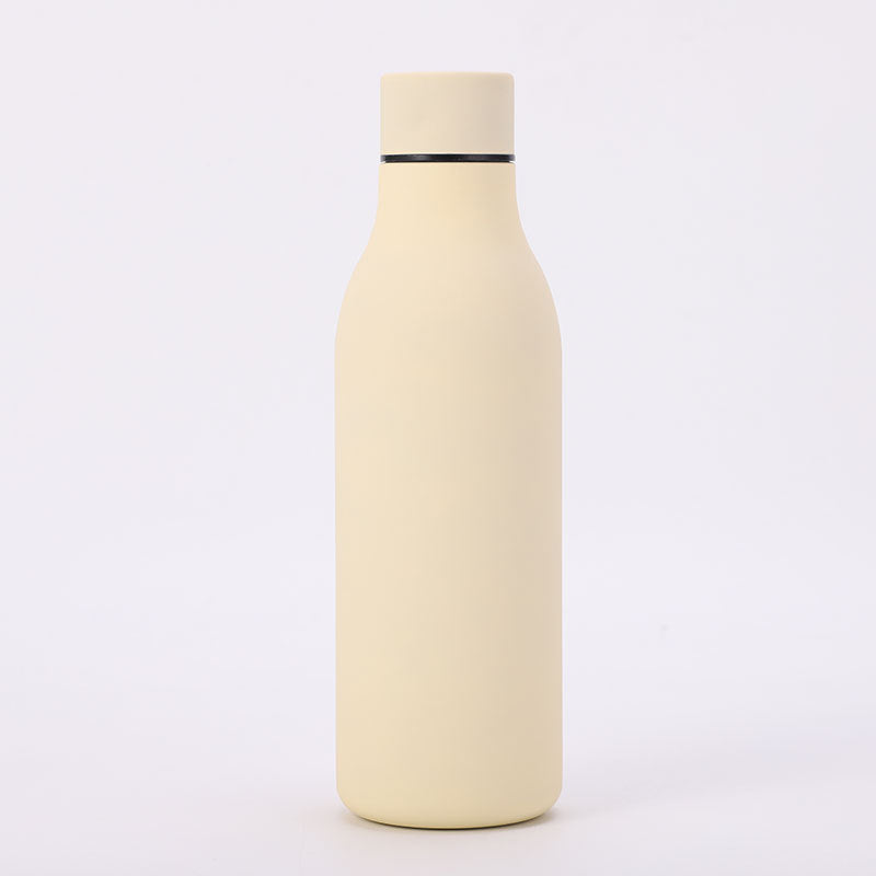 Rubber Paint Insulated Water Bottle