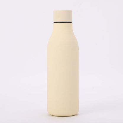 Rubber Paint Insulated Water Bottle