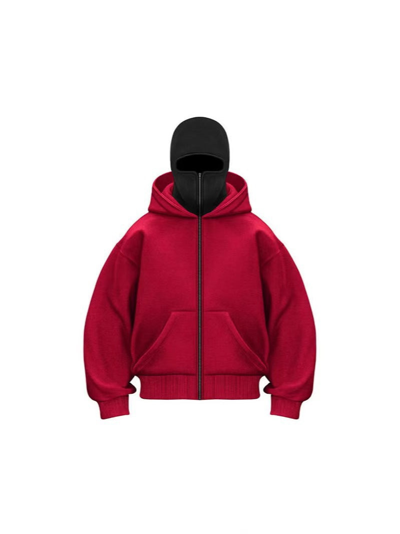 Double Hooded Balaclava Sweatshirt