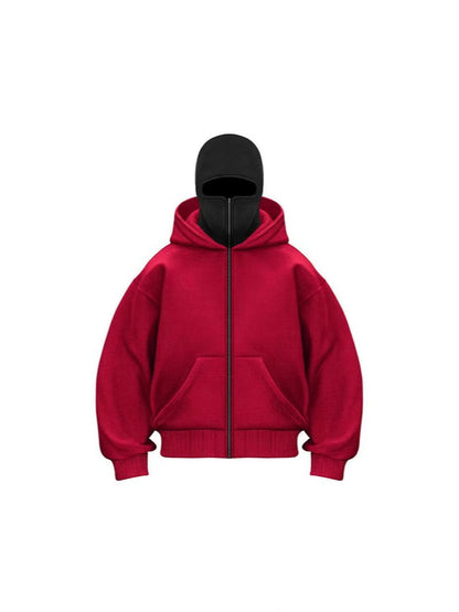 Double Hooded Balaclava Sweatshirt