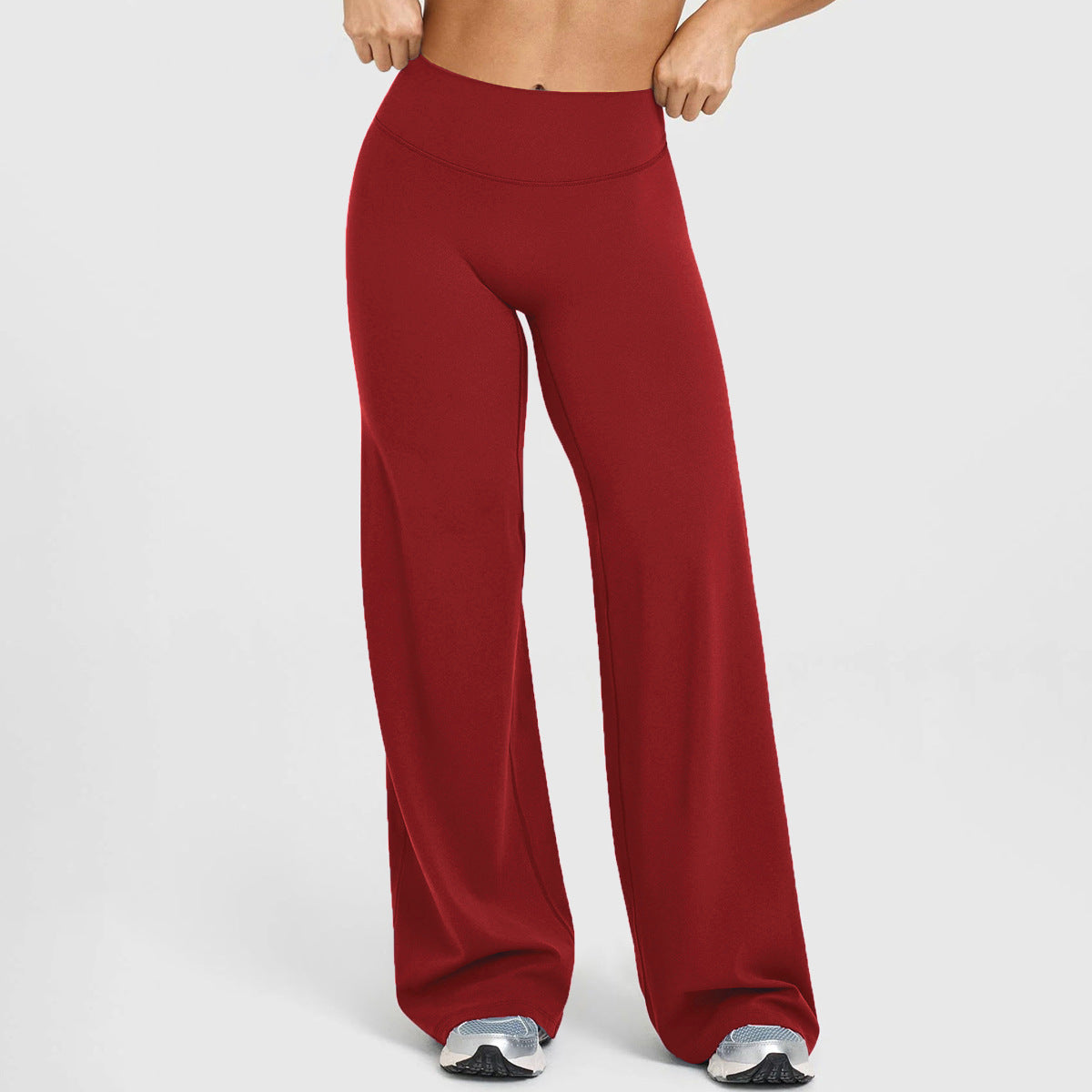 Women's High-Waist Straight-Leg Yoga Pants