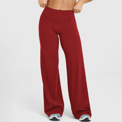 Women's High-Waist Straight-Leg Yoga Pants