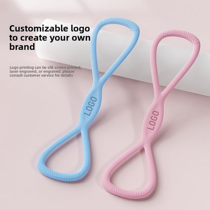 High-Elasticity Figure-8 Silicone Resistance Band