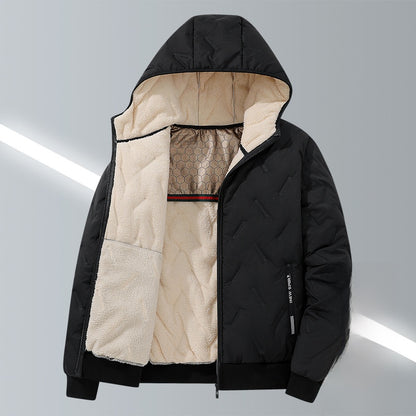 Men's Fleece-Lined Thick Cotton Jacket
