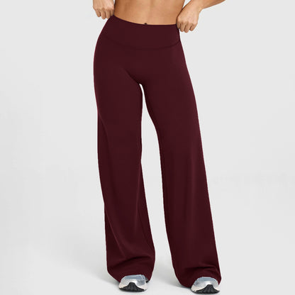 Women's High-Waist Straight-Leg Yoga Pants