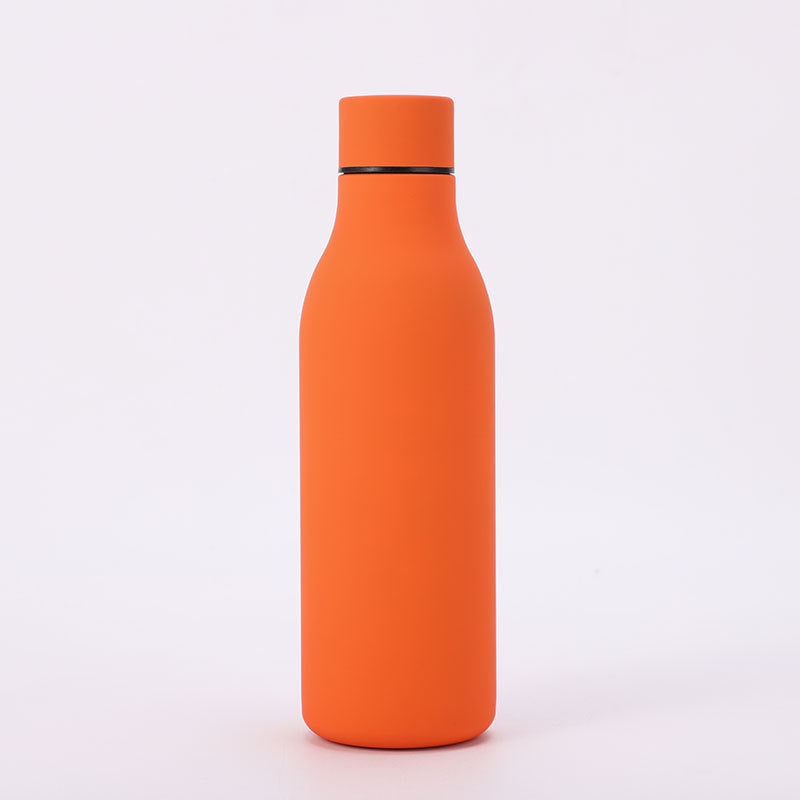 Rubber Paint Insulated Water Bottle
