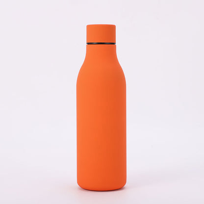 Rubber Paint Insulated Water Bottle