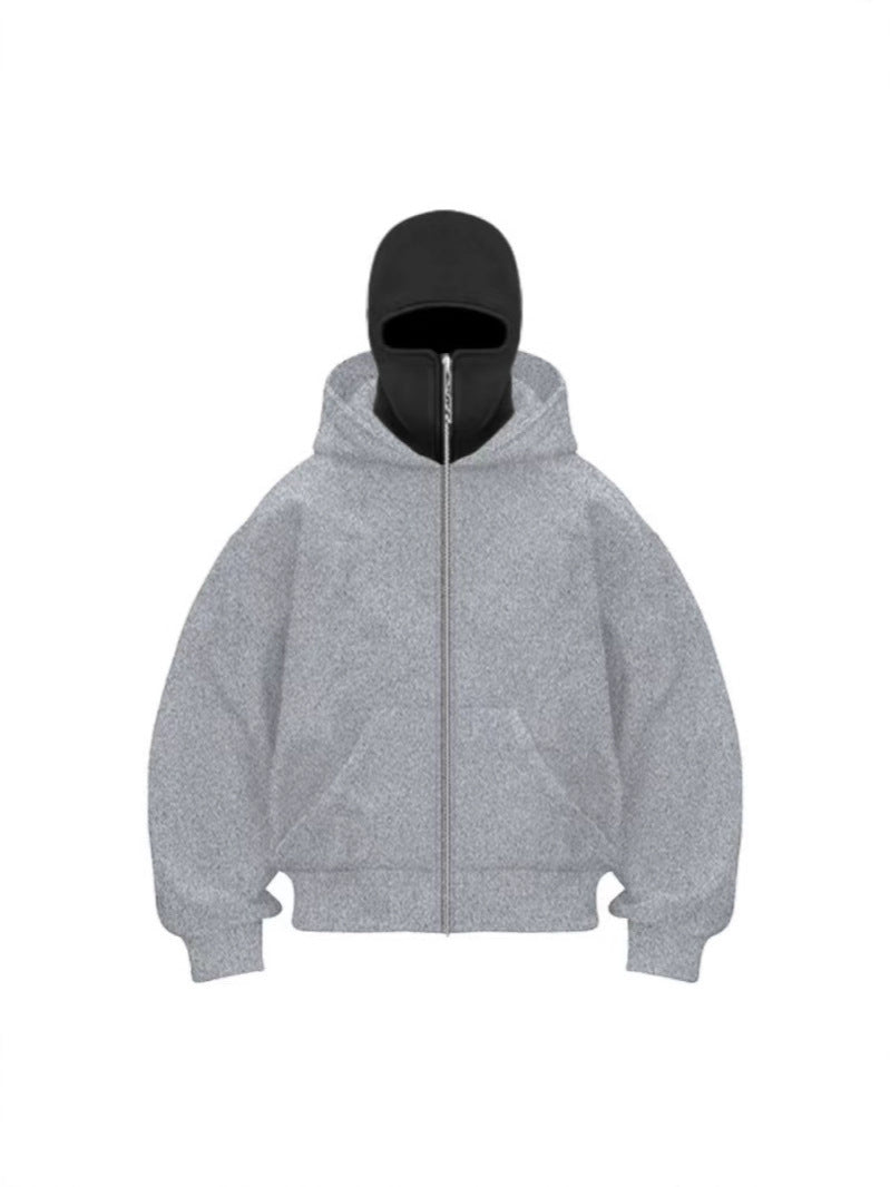 Double Hooded Balaclava Sweatshirt