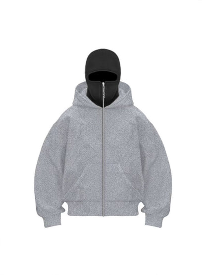 Double Hooded Balaclava Sweatshirt