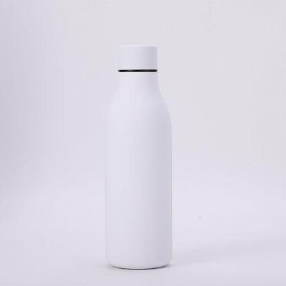 Rubber Paint Insulated Water Bottle