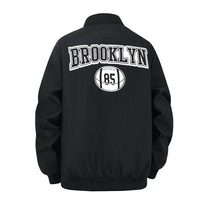 Men's Stand Collar Hooded Jacket